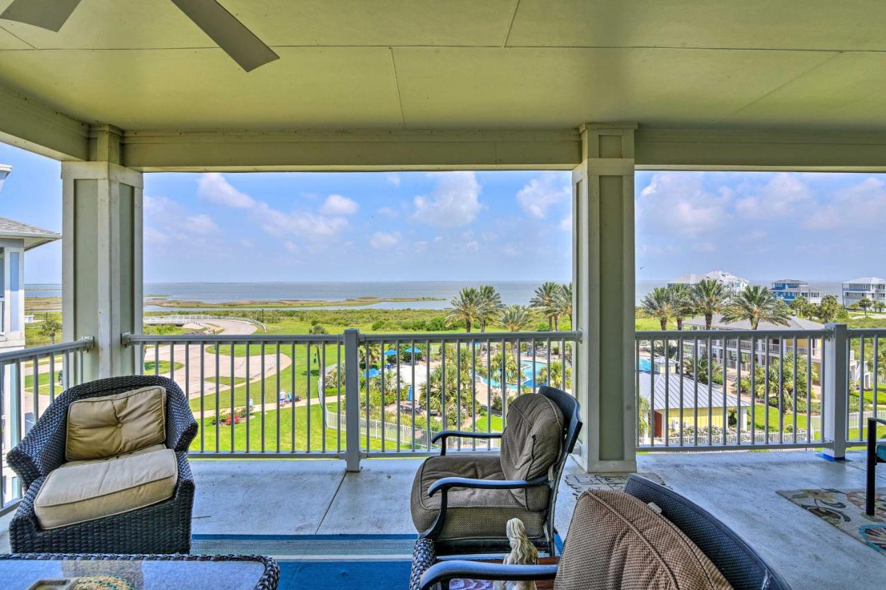 Apartamento Pointe West Family Retreat Balcony And Ocean Views! Galveston Exterior foto